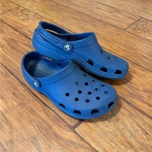 Crocs Navy Blue Unisex Clogs Slip On Shoes Sz 10 Men’s Sz 12 Women’s